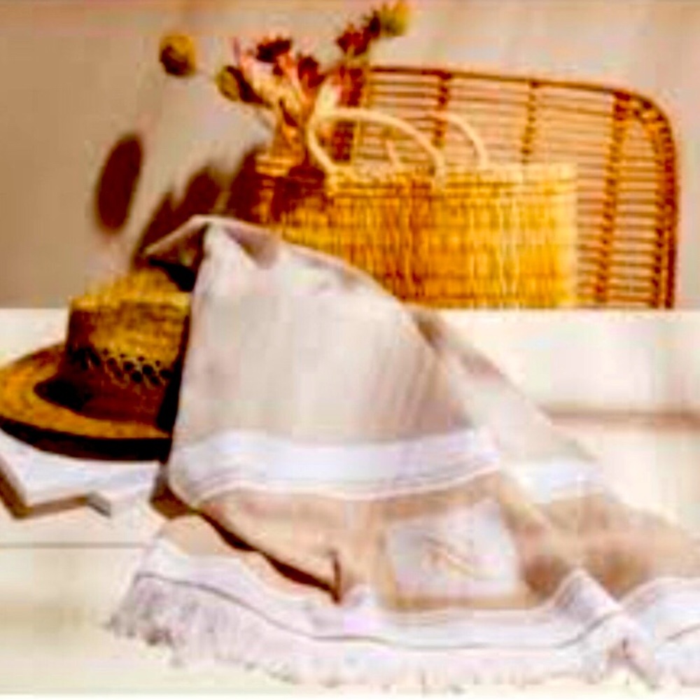 NWT $98 Nespresso Upcycled Beach Towel ♻️